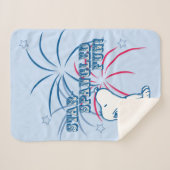 Snoopy Star Spangled Fun Sherpadecke (Vorderseite (Horizontal))
