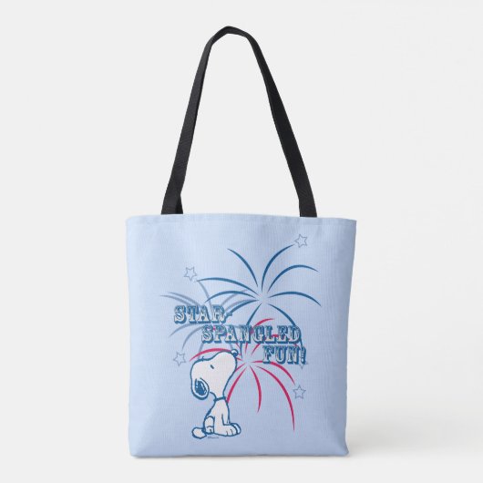 Snoopy Star Spangled Fun Tasche (Rückseite)