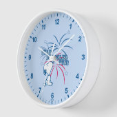 Snoopy Star Spangled Fun Uhr (Winkel)