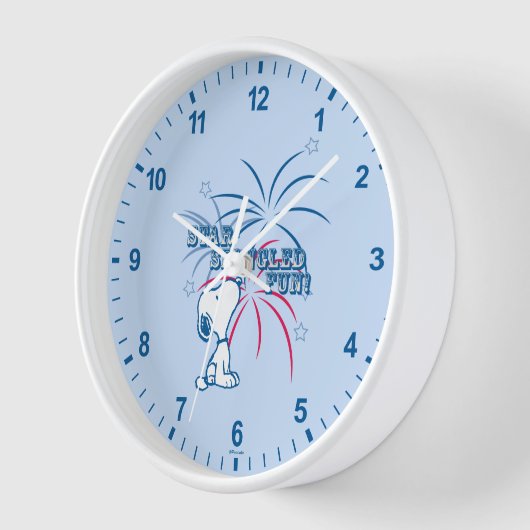 Snoopy Star Spangled Fun Uhr (Winkel)