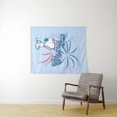 Snoopy Star Spangled Fun Wandteppich (Beispiel (Horizontal))