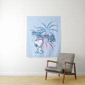 Snoopy Star Spangled Fun Wandteppich (Beispiel)