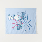 Snoopy Star Spangled Fun Wandteppich (Vorderseite (Horizontal))