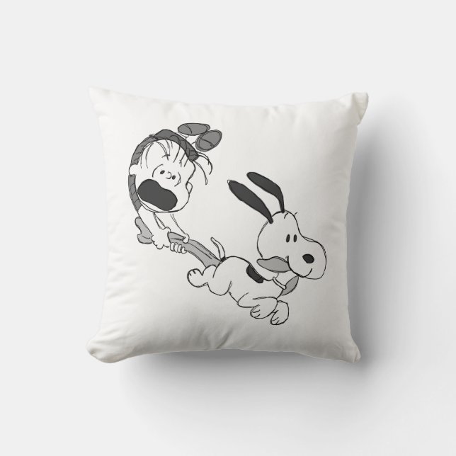 Snoopy Throw Kissen (Vorderseite)