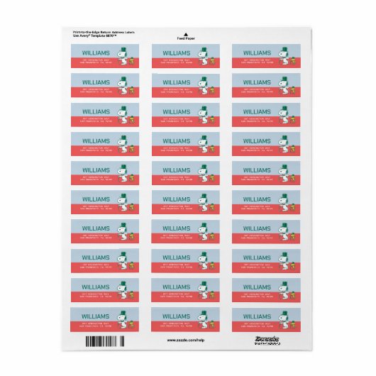 Snoopy Top Hat Peppermint Candy (Vorne)