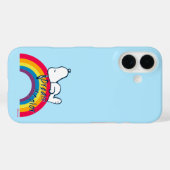 Snoopy | Traum in farbigem Regenbogen Case-Mate iPhone Hülle (Rückseite (Horizontal))