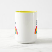 Snoopy | Traum in farbigem Regenbogen Tasse (Zentrum)