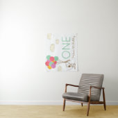 Snoopy und Ballons 1. Geburtstag Wandteppich (Beispiel)