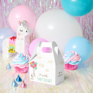 Snoopy und Ballons Baby Shower Banner Geschenkschachtel