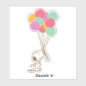 Snoopy und Balloons Aufkleber (Blatt)