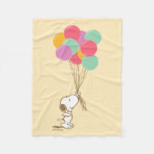 Snoopy und Balloons Fleece Blanket (Vorderseite)