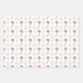 Snoopy und Balloons Geburtstag Geschenkpapier Set (Vorderseite 2)