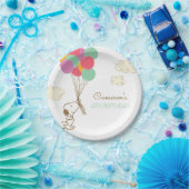 Snoopy und Balloons Geburtstag Pappteller (Party)