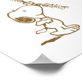 Snoopy und Balloons Geburtstag Poster (Ecke)