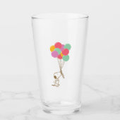 Snoopy und Balloons Glas (Vorderseite)