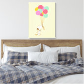 Snoopy und Balloons Leinwanddruck (Insitu (Schlafzimmer))