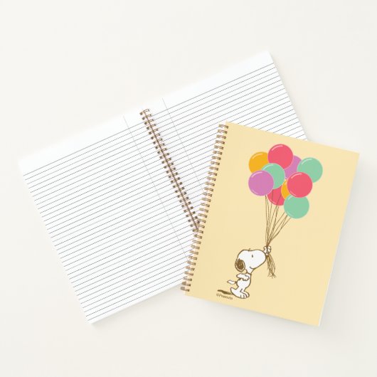 Snoopy und Balloons-Notebook Notizblock (Innenseite)