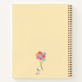 Snoopy und Balloons-Notebook Notizblock (Rückseite)