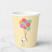 Snoopy und Balloons Pappbecher (Vorderseite)