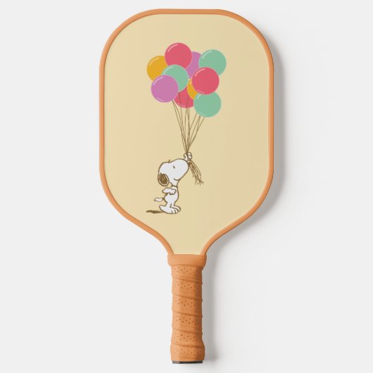 Snoopy und Balloons Pickleball Schläger (Vorderseite)