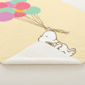 Snoopy und Balloons Sherpa Blanket Sherpadecke (3/4)