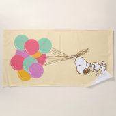 Snoopy und Balloons Strandtuch (Vorderseite)