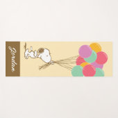 Snoopy und Balloons Yogamatte (Vorderseite (Horizontal))