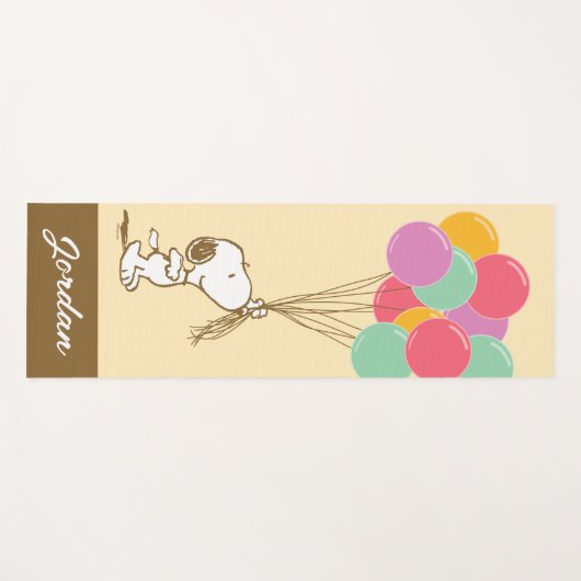 Snoopy und Balloons Yogamatte (Vorderseite (Horizontal))