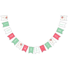 Snoopy und Balloons zum ersten Geburtstag Wimpelkette