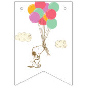 Snoopy und Balloons zum ersten Geburtstag Wimpelkette (Erste Fahne)