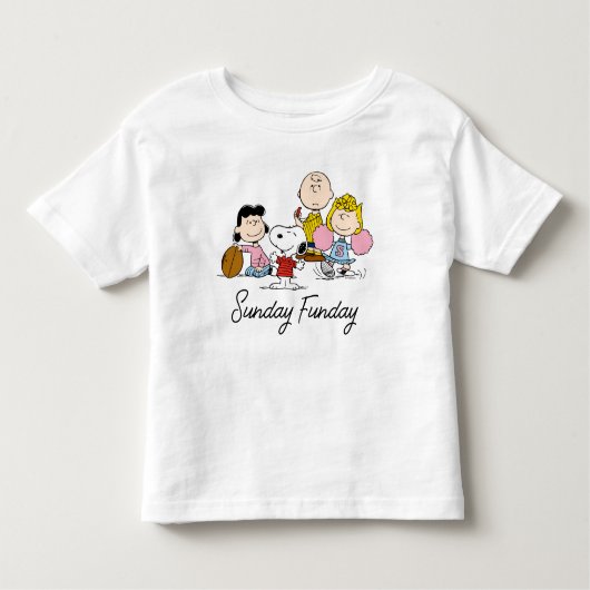 Snoopy und der Gang Play Football Kleinkind T-shirt (Vorderseite)