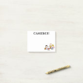 Snoopy und der Gang Play Football Post-it Klebezettel (Auf Schreibtisch)