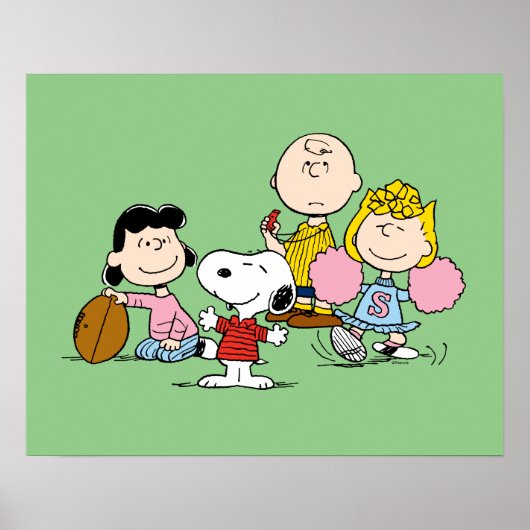 Snoopy und der Gang Play Football Poster (Vorne)