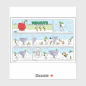 Snoopy und die Zamboni-Crew Aufkleber (Blatt)
