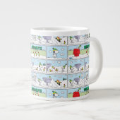 Snoopy und die Zamboni-Crew Jumbo-Tasse (Vorderseite Rechts)