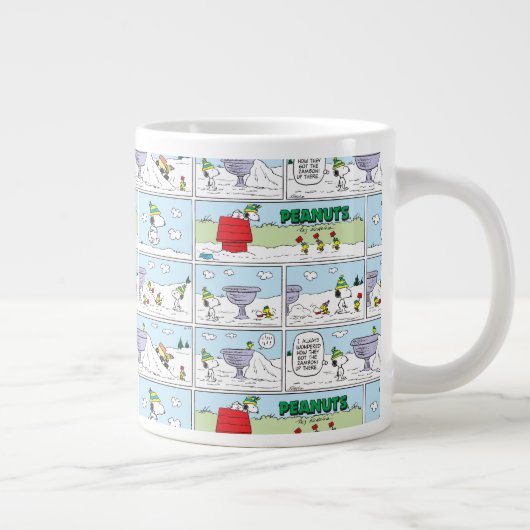 Snoopy und die Zamboni-Crew Jumbo-Tasse (Rechts)
