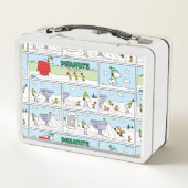 Snoopy und die Zamboni-Crew Metall Brotdose (Rückseite)