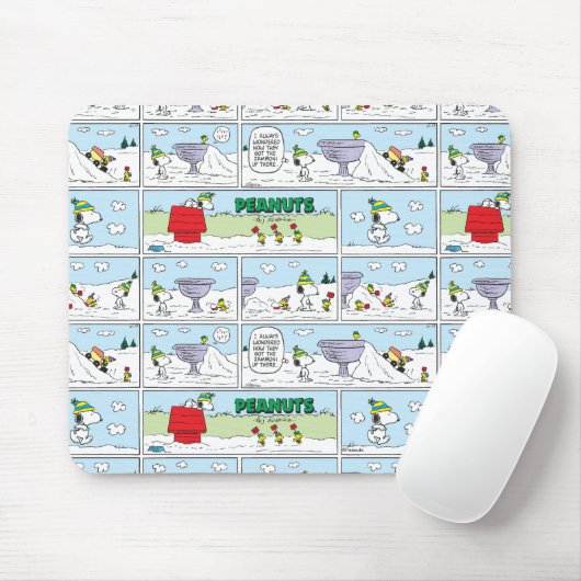 Snoopy und die Zamboni-Crew Mousepad (Mit Mouse)