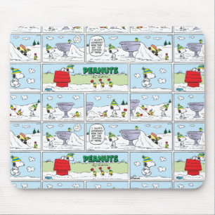 Snoopy und die Zamboni-Crew Mousepad