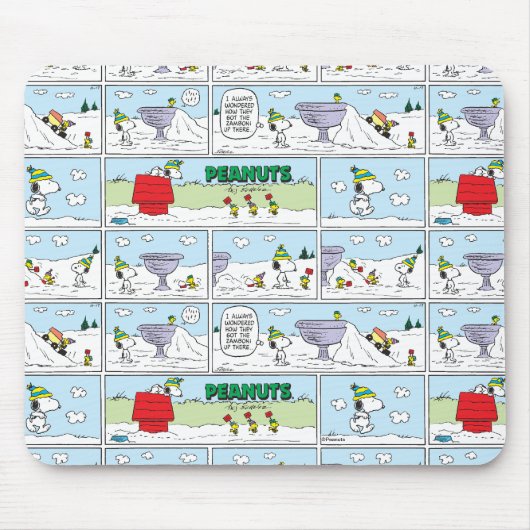 Snoopy und die Zamboni-Crew Mousepad (Vorne)