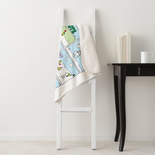 Snoopy und die Zamboni-Crew Sherpadecke (Beispiel)