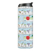 Snoopy und die Zamboni-Crew Thermosbecher (Nach links gedreht)