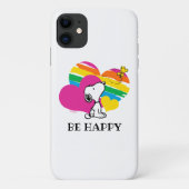Snoopy und Holz | Rainbow Hearts Case-Mate iPhone Hülle (Rückseite)