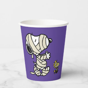 Snoopy und Holzmumies Pappbecher