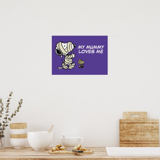 Snoopy und Holzmumies Poster (Küche)