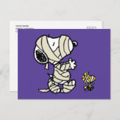 Snoopy und Holzmumies Postkarte (Vorne/Hinten)