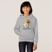 Snoopy und Holznest mit Jack O' Lantern Hoodie (Vorne ganz)