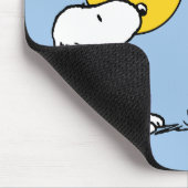 Snoopy und Holznest mit Jack O' Lantern Mousepad (Ecke)