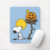Snoopy und Holznest mit Jack O' Lantern Mousepad (Mit Mouse)