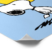 Snoopy und Holznest mit Jack O' Lantern Poster (Ecke)